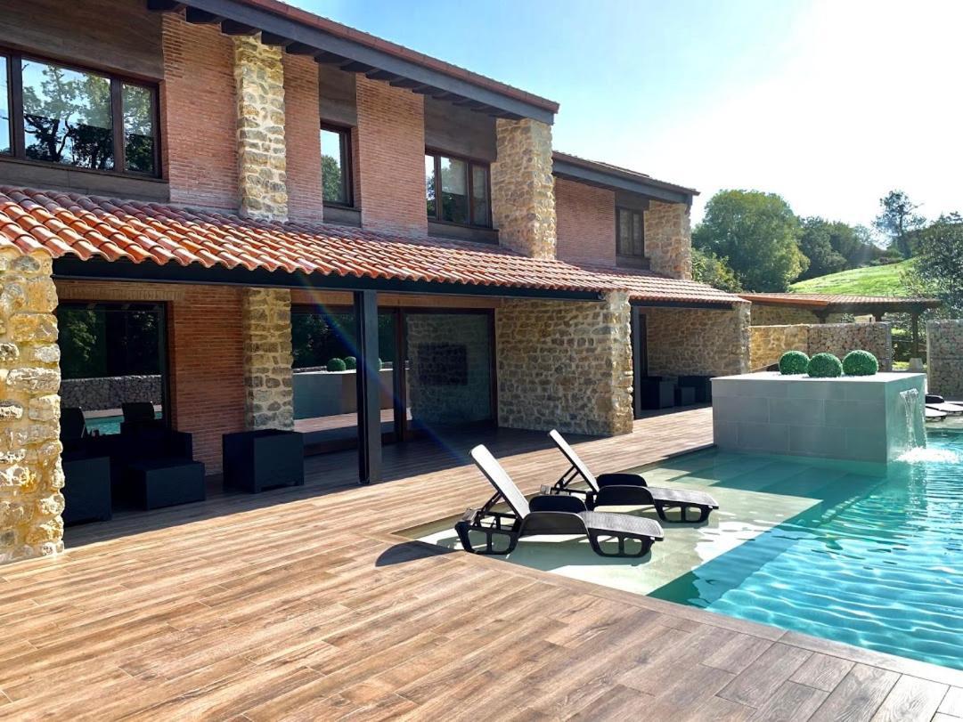 2 Apartamentos En Villa Con Piscina Privada En Asturias El Marquesau Noriega Eksteriør billede